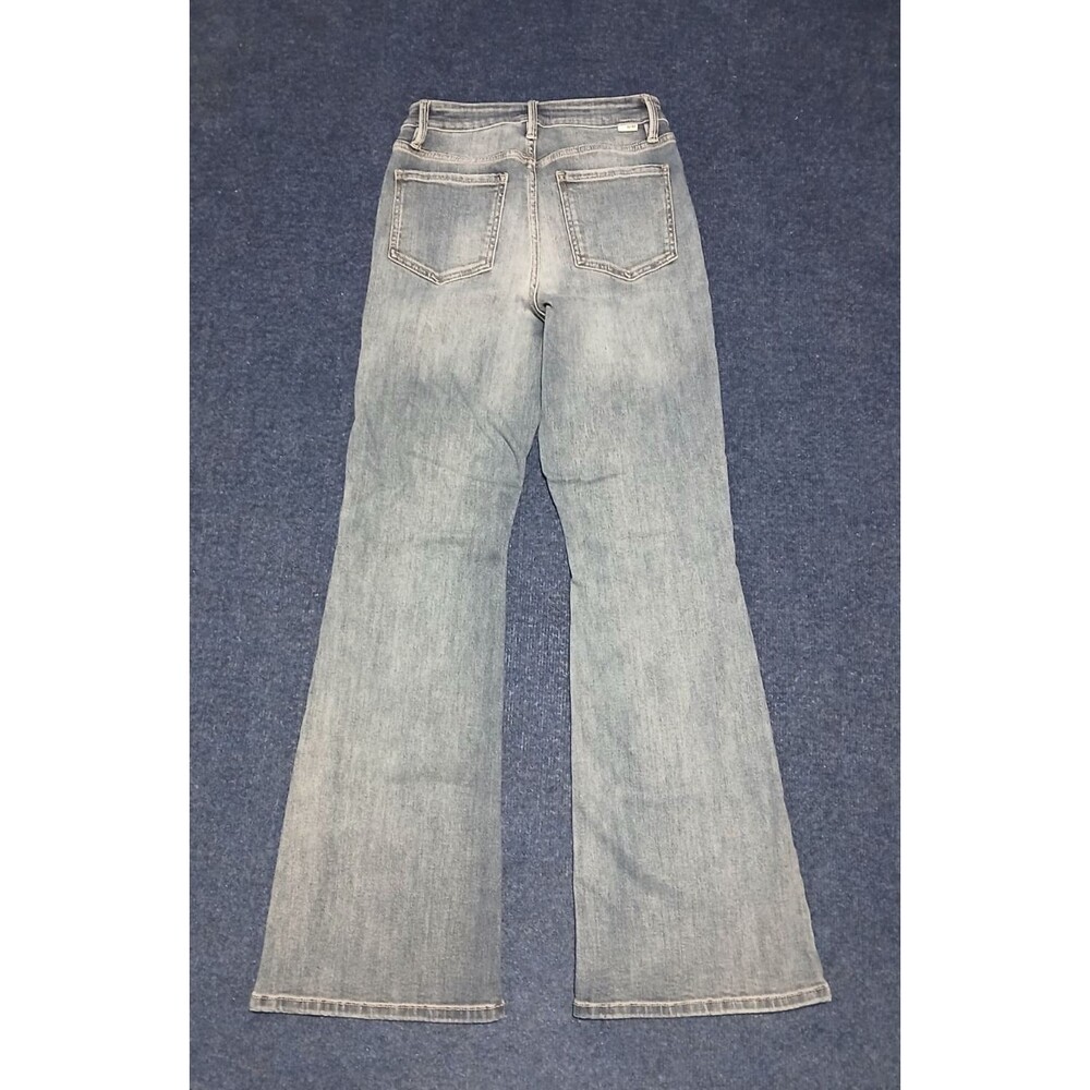 RFM LOS ANGELES Light Wash Distressed High Rise Flare Jeans 5 NWOT - Picture 3 of 11